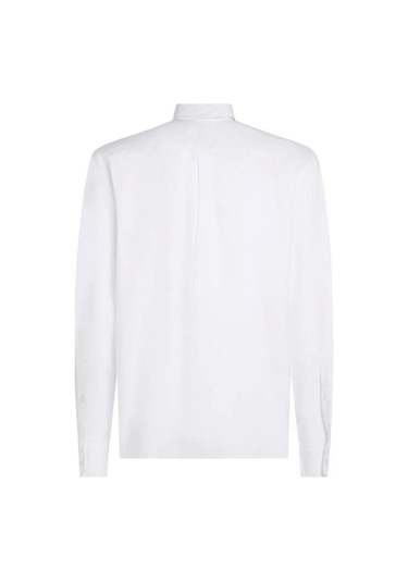 Tommy Hilfiger Flex Poplin Düz Normal Kesim Gömlek Beyaz Çok Renkli Tommy Hilfiger Flex Poplin Düz Normal Kesim Gömlek Beyaz Çok Renkli