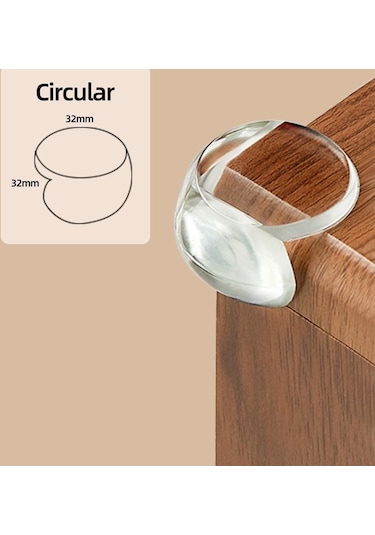 Jmsstore Silikon Köşe Koruyucu 4'lü Şeffaf