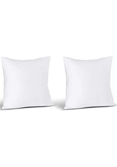 Pamuklu Kumaştan 2'Li Kare Kırlent Iç Yastığı (43X43 Cm)