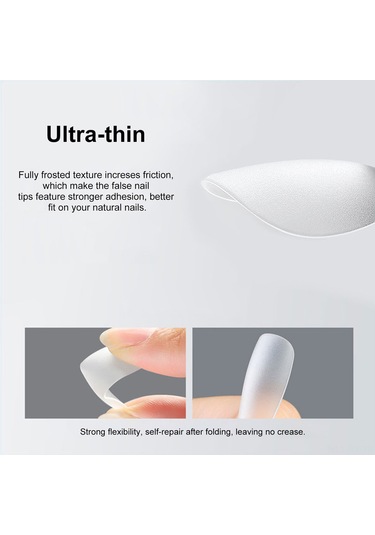 Reedark 420 Adet Mat Yumuşak Takma Tırnak Uçları - 15 Boyut, Tam Kaplama, Kolay Uygulama