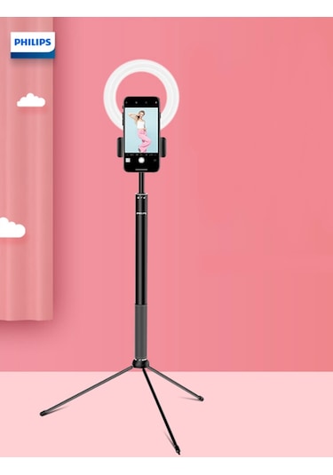2ın1 6inç Tripod Standl -video Selfie Stüdyo Makyaj Işığı-160cm