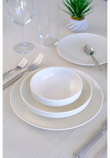 Tabak Evi Porselen Sofia Yemek Takımı 24 Parça 6 Kişilik