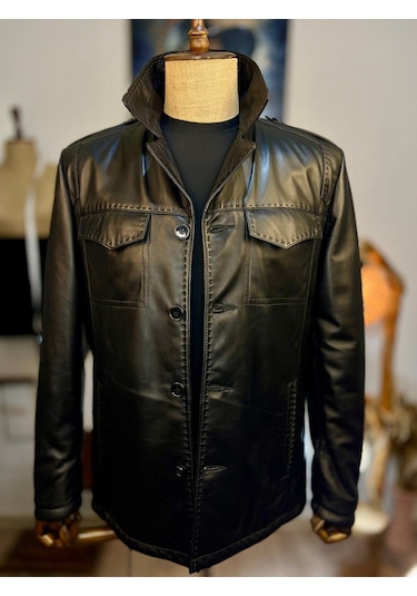 Always Leather Usta İşi Özel Dikim Hakiki Deri 1803340042 Siyah