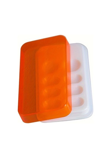 Gateesat Sarı Plastik Dental Karıştırma Kutusu 8 Bölmeli Kapaklı Kompozit Reçine Organizer