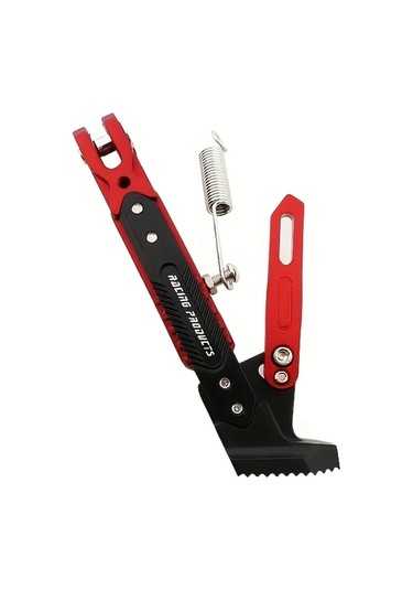 Chuangyinshop Siyah Evrensel Off-road Motosikletler İçin Ayarlanabilir Alüminyum Alaşım Motosiklet Yan Sehpası - Dayanıklı Ve Hafif