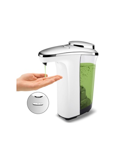 Xurunkeji Otomatik Sabunluk Kompakt Sensörlü Pompa Ayarlanabilir Sabunluk Hacmi Kontrolü Pil İle Çalışır 17 Oz/500 Ml Mutfak Ve Banyo İçin Gümüş Ve Beyaz Xurunkeji Otomatik Sabunluk Kompakt Sensörlü Pompa Ayarlanabilir Sabunluk Hacmi Kontrolü Pil İle Çalışır 17 Oz/500 Ml Mutfak Ve Banyo İçin Gümüş Ve Beyaz
