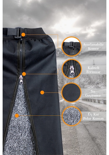 Motorsiklet Motorsikletçi Dizliği Rüzgar Yağmur Soğuk Dizliği