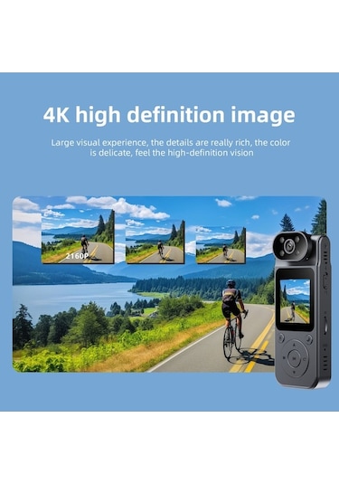 Trendooze Geeksen Ses Ve Video Kaydı Olan 4k Vücut Kamerası Giyilebilir Vücut Kamerası Mini Video Xa