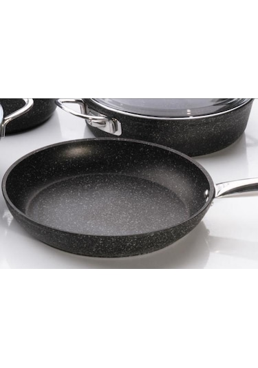 Falez Black Line Granit Döküm 22 CM Tava Siyah