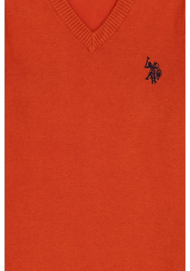 U.s. Polo Assn. Erkek Çocuk Kiremit Kazak /triko 50294200-vr031 Kiremit