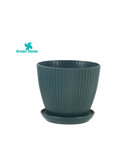 Lebihmurah 4497 Yeşil Ev Bitki Konteyneri Korozyona Dirençli Ofis Dekoratif Çiçek Sepeti