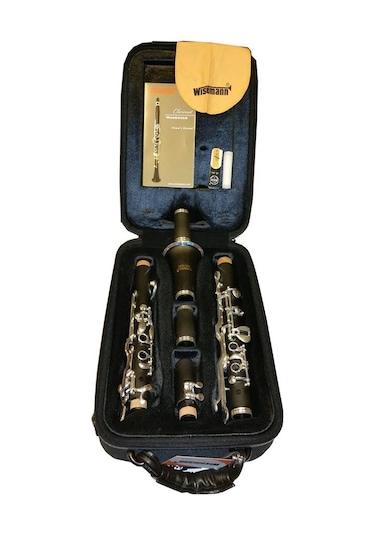 Wisemann Dcl-G250 Amati Stil Özel Çantalı Gümüş Tuşlu Sol Klarnet