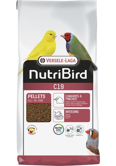 Nutrıbırd C19 Kanarya - Finch Pelet 10 Kg