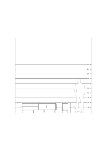 Arges Tv Ünitesi 2 Raflı 2 Kapaklı 176x30x51 Çam-çam/çam Atlas Çam/atlas Çam