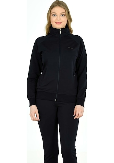 Fantasy Kadın Boydan Fermuarlı Büyük Beden Eşofman Takım 201836B