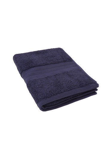 Karaca Home Charm Exclusive Lacivert Yüz Havlusu 50x90cm