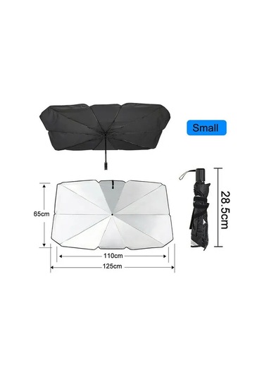 Goldenqian Araba Güneşlik Şemsiye Araba Ön Pencere Güneşlik Kapak Araba Güneşlik Kapak Araba Cam Koruma Aksesuarları Small