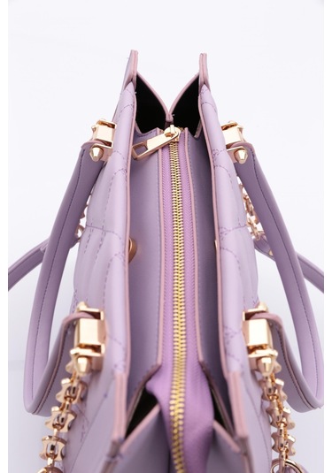 Dgn 657 Kadin Zincirli Çanta 657-2326-R0460 Eflatun