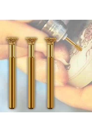 Lijinxu 3x Taşlama Uçları Elmas Çapak Matkap Ucu Dıy Ters-omur