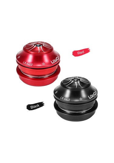 Lıxada 44-44mm Bisiklet Kulaklık Cnc Yüksek Hassasiyetli Y21222b Siyah Siyah