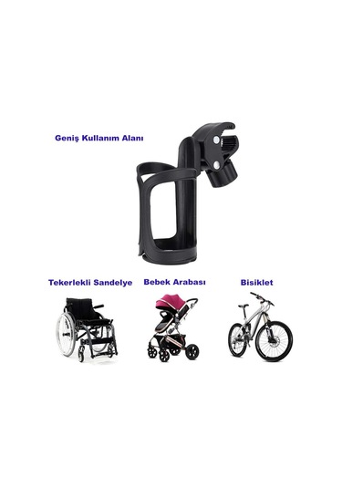 Dailytech Bisiklet Bebek Arabası Bardak Biberon Şişe Tutucu
