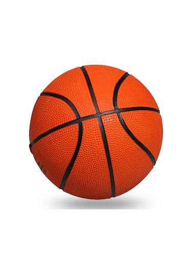 Dianziye Portatif Basketbol Topu Seti - Şişirme Pompası Dahil, 13 Cm Kauçuk Top