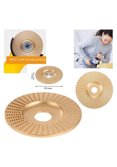 Ahşap Törpü Diski Avuç Taşlama Uyumlu Törpüleme Aşındırma 115 MM