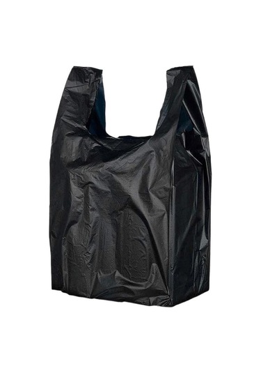 Siyah Büyük Boy Atlet Poşet 1 Kg.