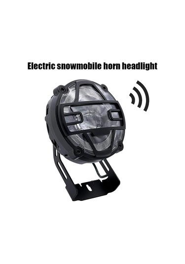 E-bisiklet Farları 36v 48v Elektrikli Bisiklet Korna Işığı Su Geçirmez