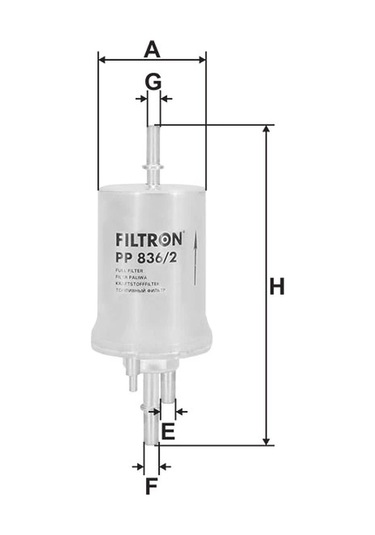 Pp836/2 - Yakıt Filtresi - Filtron