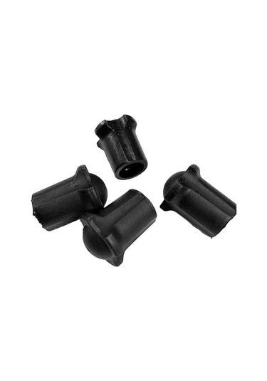 Bloomnest Adet Katlanır Bahçe Sandalyeleri, Kamp İçin Kauçuk Bacak Kapakları A723 Altın-siyah Altın - Siyah