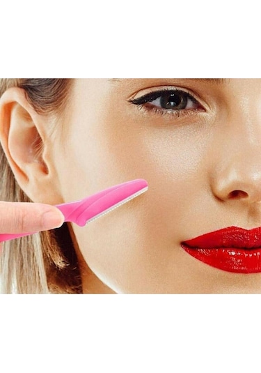 Yüz Jileti ve Kaş Usturası Kadın Jileti Epilasyon 3'lü Set Li-0001B