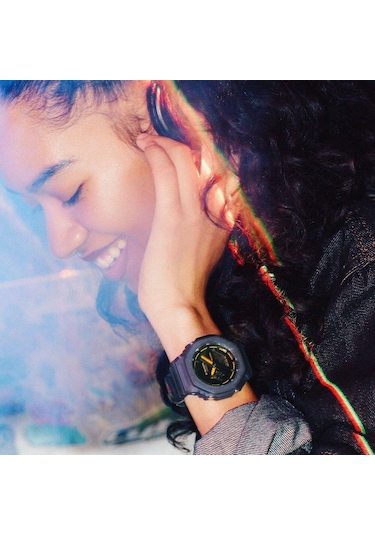 Casio Ga-2100k-2adr Quartz Silikon Mavi 20 Atm 45 Mm Erkek Kol Saati