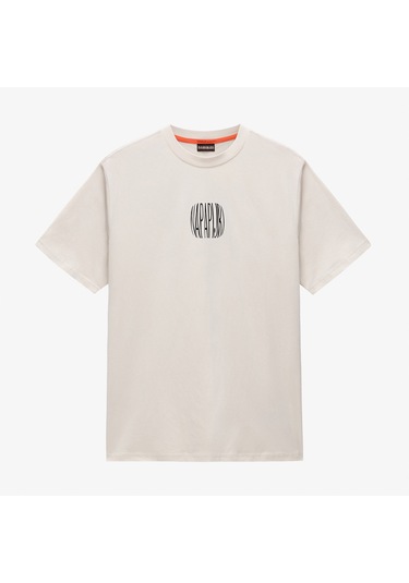 Napapijri Yukis Erkek Beyaz T-shirt Np0a8925n1j1 Beyaz
