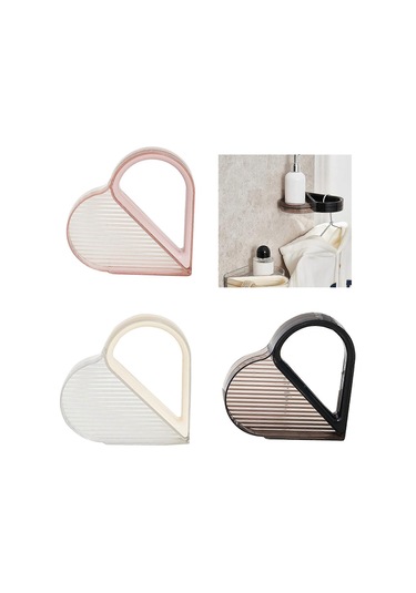 Ganzhoushop Giysi Askısı Seyahat İç Mekan Giysi Depolama Rafı Plastik Taşınabilir Aşk Kalp Giysi Kurutma Rafı Ev Gereçleri 32 Çok Renkli