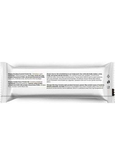 Waspco Protein Bar Kurabiye Aromalı 40g X 16 Adet