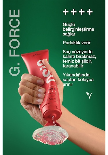 Schwarzkopf Osis G. Force Güçlü Şekillendirici Saç Jölesi 150 ML