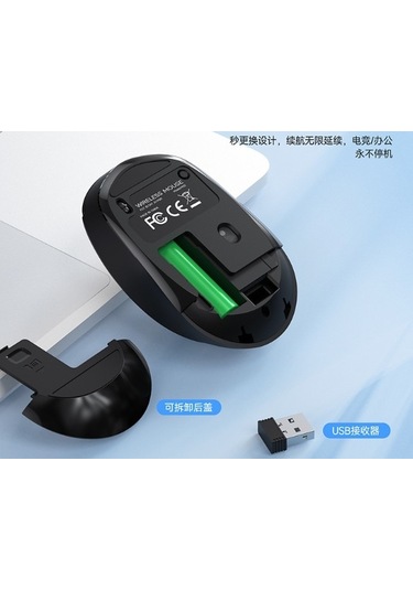 Sessiz Bluetooth Kablosuz Şarjlı Fare 2.4g Ev Ofis Taşınabilir