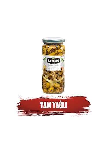Loras 181 - 200 KB Izgara Yeşil Zeytin Cam 300 G