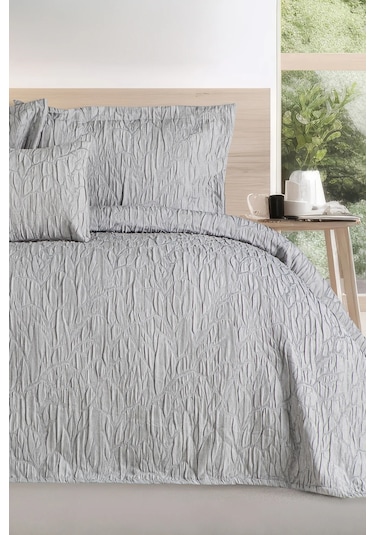 Özdilek Nirvanaçift Kişilik Yatak Örtüsü Takımı - Gri Gri