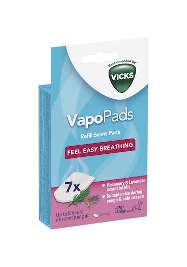 Vicks Vbr7 Vapopads Biberiye & Lavanta Aromalı Koku Tableti