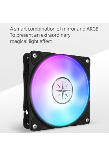 Novahub Zeagınal 120mm Argb Hidrolik Fan - Düşük Gürültü, Yüksek Performans, Rgb Işık Etkisi