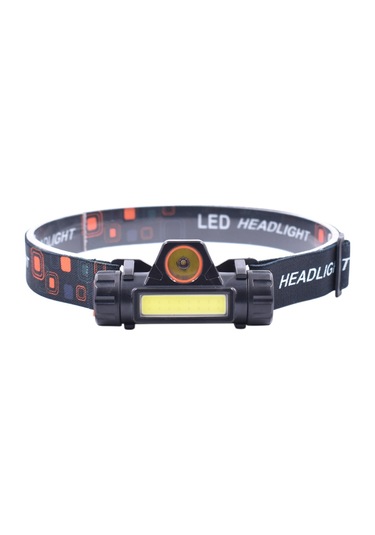 Mini Usb Şarj Edilebilir Cob Led Baş Lambası 400 Lümen Parlak Far, Kamp, Dağ Yürüyüşü Ve Balıkçılık İçin Mıknatıslı Tabanlı Ipx4 Suya Dayanıklı El Feneri Siyah