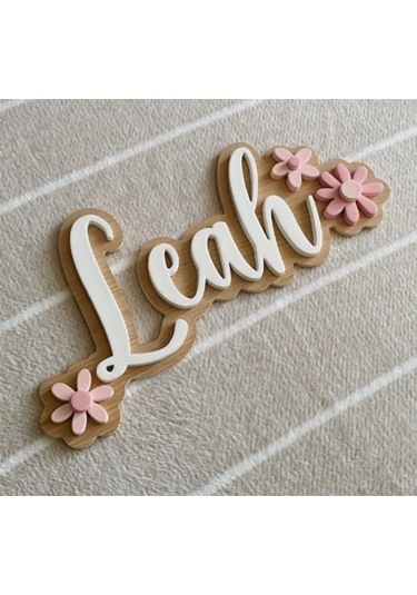 Kişiye Özel İsimlik Kapı Süsü Bebek Ve Çocuk Odası Dekoru