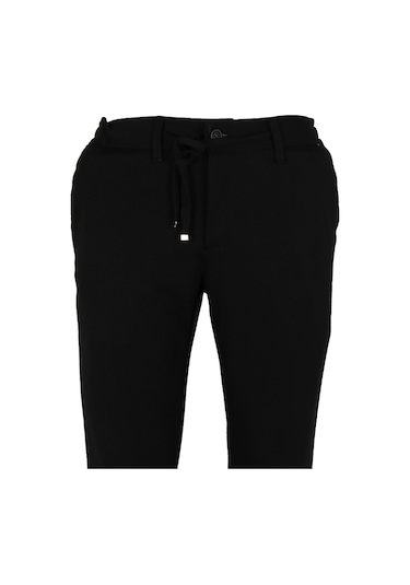 Erkek Jogger Pantolon Bel Bağcıklı Dar Kesim Rar01351 Siyah