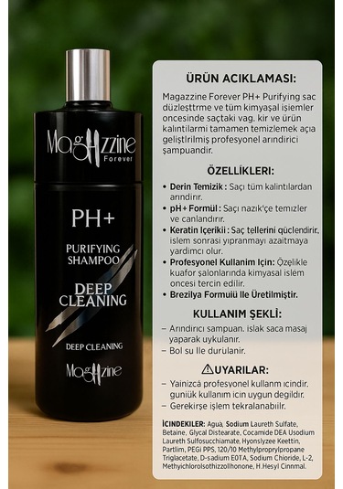 Magazizne Derin Temizleme Şampuanı Tüm Saç Tipleri