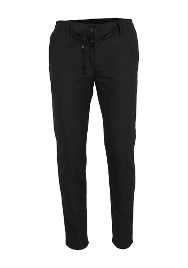Erkek Jogger Pantolon Bel Bağcıklı Dar Kesim Rar01340 Füme