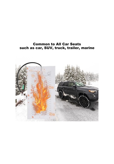 Suofeng 12v Karbon Fiber Koltuk Isıtıcı Yastık - 2 Sıcaklık Modlu, Motosiklet Ve Araçlar İçin