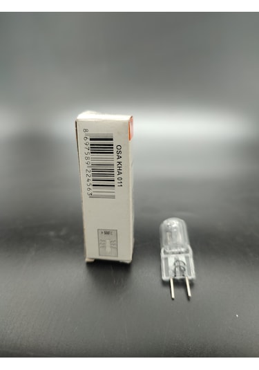 G.6 Halojen Ampul 50.watt Şeffaf Renkte. 5.adetli Paket