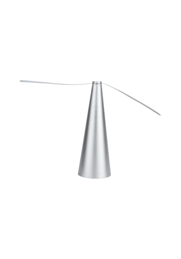 Hangfox Gümüş Renkli, Kimyasız, Ev/outdoor Uygun, Yemeği Sineklerden Koruyan, Dokunulduğunda Duran, 360 Derece Döner Sinek Repeller Fan Pil Yok